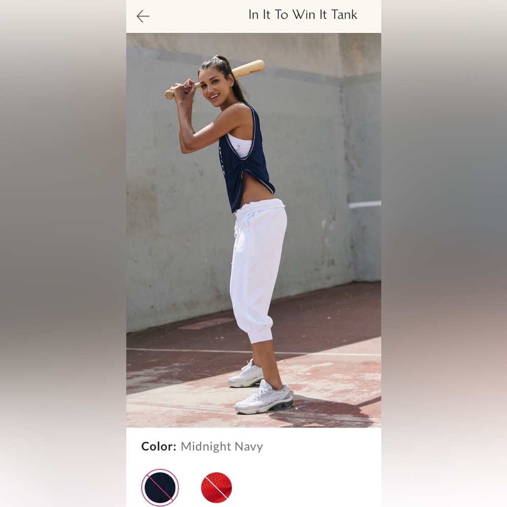 Free People Movement ~ In It To Win It Tank ~ XS Midnight Navy ~ * NWT - Picture 5 of 11